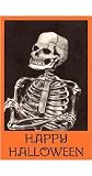 Happy Halloween, Skeleton Holidays Art Poster Print, 11x17