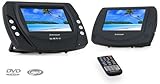 2x Tragbarer DVD-Player Set Dunlop DVP 6302