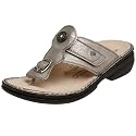 Finn Comfort Women's Wichita Thong,Smog Metal,38 EU (US Women's 7 M)