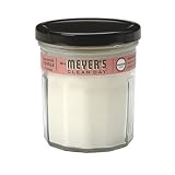 Mrs. Meyer's Clean Day Soy Candle, Geranium, Case of 6 - 7.2 Ounce Glass Jars (43.2 Ounces)