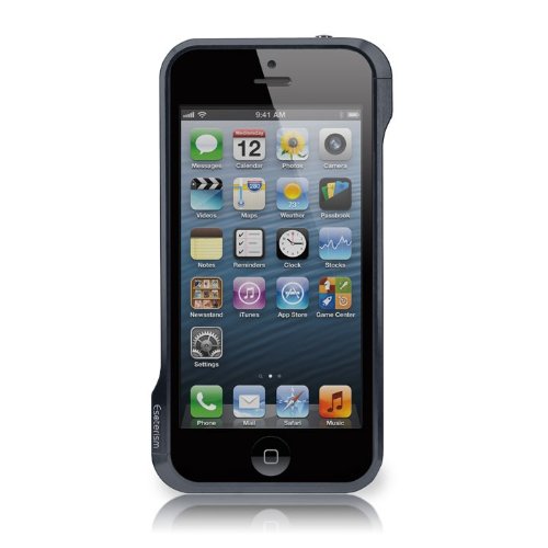 Buy Esoterism MF5-AL-PGR Moat-5 Aluminum Bumper Case for iPhone 5 - 1 Pack - Retail Packaging - Phantom Gray
