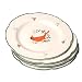 Pfaltzgraff Winterberry Set Of Four 9-Inch Cardinal Dessert Plates