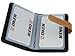 DEEZOMO PU Leather Credit Card Holder with 26 Card Slots