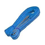 iimono117　ナイロンスリング ベルトスリング 全長3m ブルー / 強度 耐荷 耐久 本格仕様 ベルト幅 25mm 荷物 吊り上げ 耐荷重 400kg パワフルスリング 荷吊りベルト 牽引ロー
