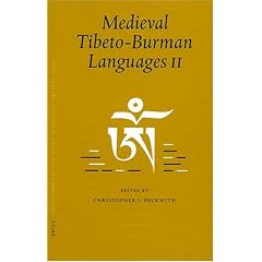 Medieval Tibeto-Burman Languages II (Brill's Tibetan Studies Library) (v. 2)
