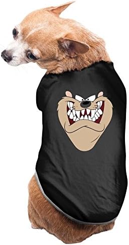 Fashion Dog Don't Mess With Taz! Doggie Ringer T-Shirt L Black