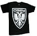 Obey Soccer Crest Classic Graphic Mens Black Tee Shirt