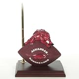 Arkansas Razorbacks Desk Pen Set With Clock