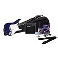 Silvertone Revolver Electric Guitar Pack, Cobalt Blue - SS11PK-CB