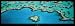 Heart Reef, Great Barrier Reef Art Poster Print by Grant Faint, 38x13