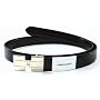 Giorgio Armani Adjustable Leather Black/Brown Reversible Men's Belt