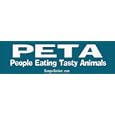 Peta-people Eating Tasty Animals - Funny Stickers (small 5 X 1.4 In.)