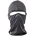 Cycling Sports Face Mask Cool Fashionable Ultra Thin Balaclava (Dark Grey)