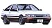 1/24�C���`�A�b�v�f�B�X�N�V���[�Y09 AE86���r�� '83