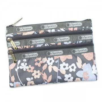 (レスポートサック) LeSportsac 7158 3-ZIP Cosmetic P019 FELICITY BLUE フェリシティブルー