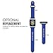 MoKo Apple Watch Band Series 1 Series 2, Soft Silicone Replacement Sports Band for 38mm Apple Watch 2015 & 2016 All Models, Royal BLUE (Not fit 42mm Versions)