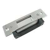 Electric Door Strike 4 7/8 inch Stainless Steel for Wood and Metal Doors