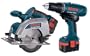Factory-Reconditioned Bosch 3660K-RT 14.4V 3/8-Inch Cordless Drill/Circular Saw w/ 2 Batteries