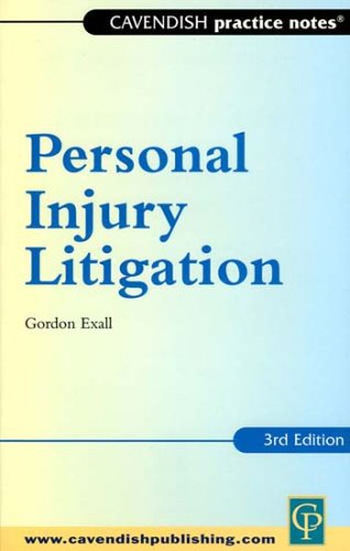 Practice Notes on Personal Injury Litigation 3/e