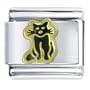 Halloween Sitting Black Cat Italian Charms