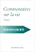 Commentaires sur la vie, tome 1 (Paperback)