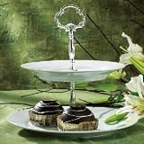 2 TIER PORCELAIN PLATES by Studio Silversmith