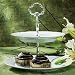 2 TIER PORCELAIN PLATES SERVER - 2 TIER PORCELAIN PLATES SERVER - Dinnerware