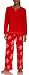 Apparel : HUE Women's Microfleece PJ Set Big Snowflakes