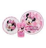 Minnie's Bow-tique 3-Piece Dinnerware and Drinkware Gift Set