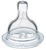 Produkt-Bild: Philips Avent SCF632/27 - 2 x Zweiloch-Sauger - langsamer Nahrungsfluss