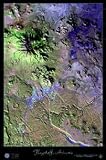 Flagstaff, Arizona Satellite Print, 24
