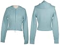 JESSICA SIMPSON PRINCY Cable Knit Wool Zip-Up