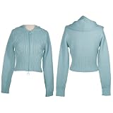 JESSICA SIMPSON PRINCY Cable Knit Wool Zip-Up at JESSICA SIMPSON PRINCY