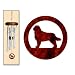 Bernese Mountain Dog Wind Chimes X-SMALL Silver