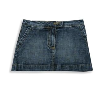 Ave Blu - Girls Denim Jean Skirt, Blue