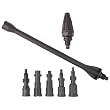 FAIP PowerWasher Universal Pressure Washer Turbo Nozzle with Lance Accessory Kit #80002