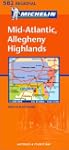 Carte routi�re : Mid-Atlantic, Halleg...