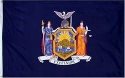 New York State Flag 3x5 3 x 5 Brand NEW LARGE US Banner