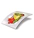 Rosseto Liteware Party Dishes Set of 50 Arc Style Serving Plates, White