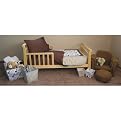 Trend Lab Cocoa Dots 4 Piece Toddler Bedding Set