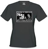 Barack Obama & Martin Luther King "From Dream To Reality" Girls T-Shirt