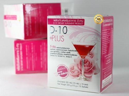 Beauty Set : (Sugar Free!) D-10+ Plus Collagen 6000 Mg. Dietary Supplements for white and Bright skin [Free Facial Hair Epicare Spring A1Remover]