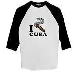 I Love Cuba - Raglan 3/4 Sleeve T-Shirt