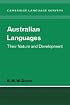 Australian Languages: Their Nature and Development (Cambridge Language Surveys)