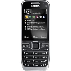 Nokia E52  Smartphone (UMTS, GPS, A-GPS, WLAN, MP3, Bluetooth, Ovi Karten, inkl. Car-Kit) schwarz