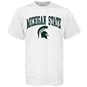 Michigan State Spartans Youth White Bare Essentials T-shirt