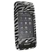 Clip-On Case for LG VX10000 Voyager, Clear Zebra