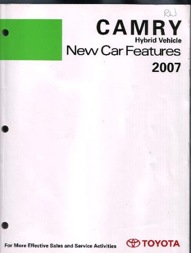 Toyota Camry Hybrid 2007 New Car Features Service Manual photo Toyota Camry Hybrid 2007 New Car Features Service Manual