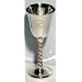 Ritual Tools - Chalice Silver Plated Pentagram 5" Tall.