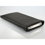 Janney Handytasche Tasche aus Leder schwarz mit Microfaserinlay f�r HTC Titanvon "[m]BAG"